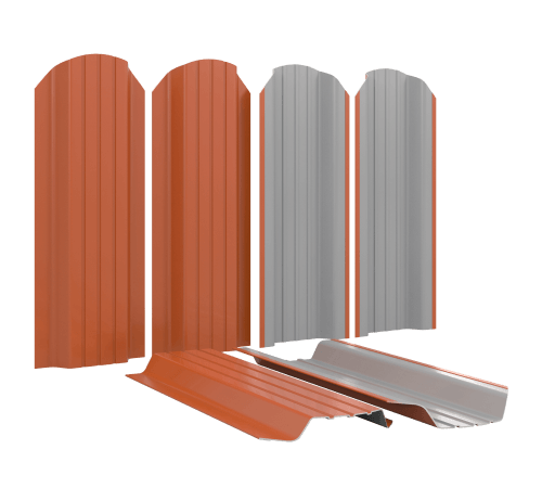 Металлоштакетник для забора П-образный Широкий в Семее